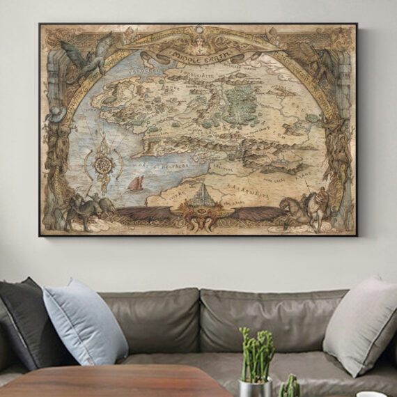 Vintage World Map Posters